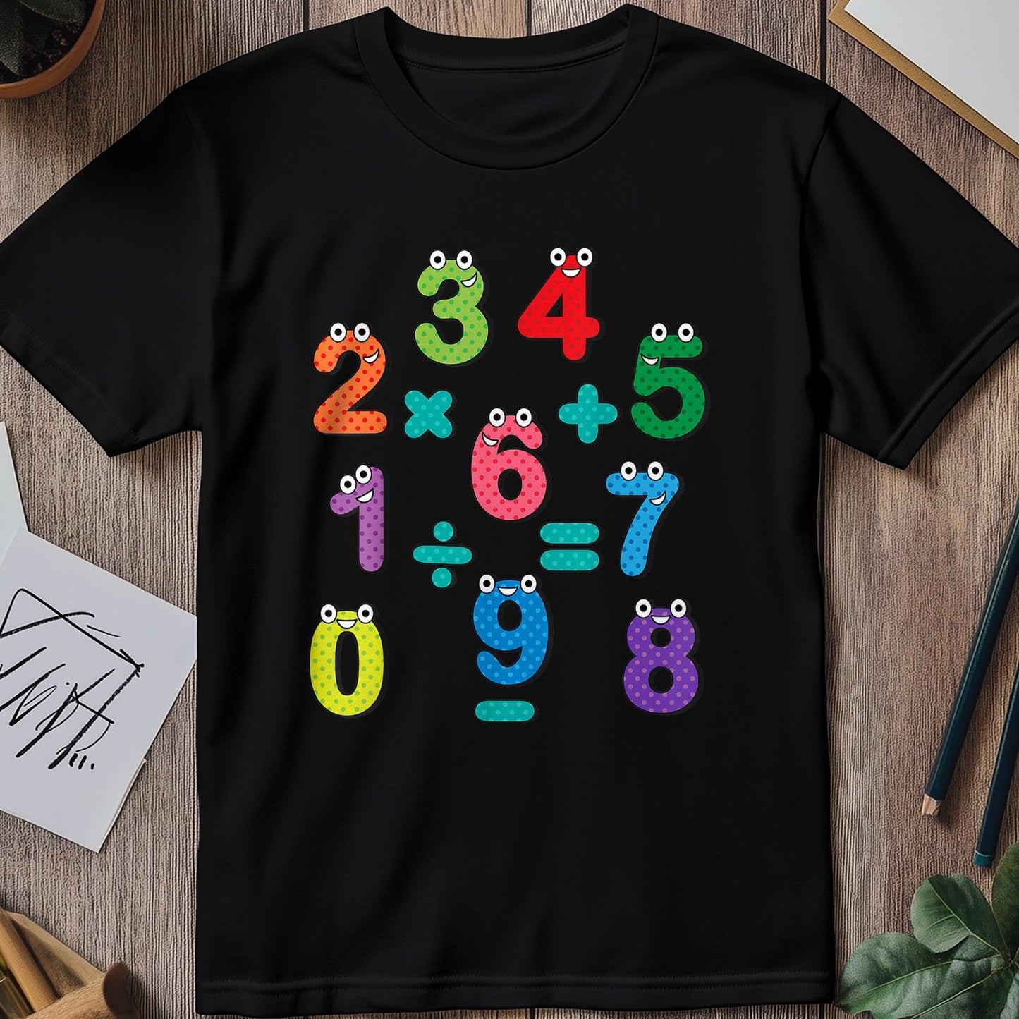 Happy Numbers Math Day Kids Tee
