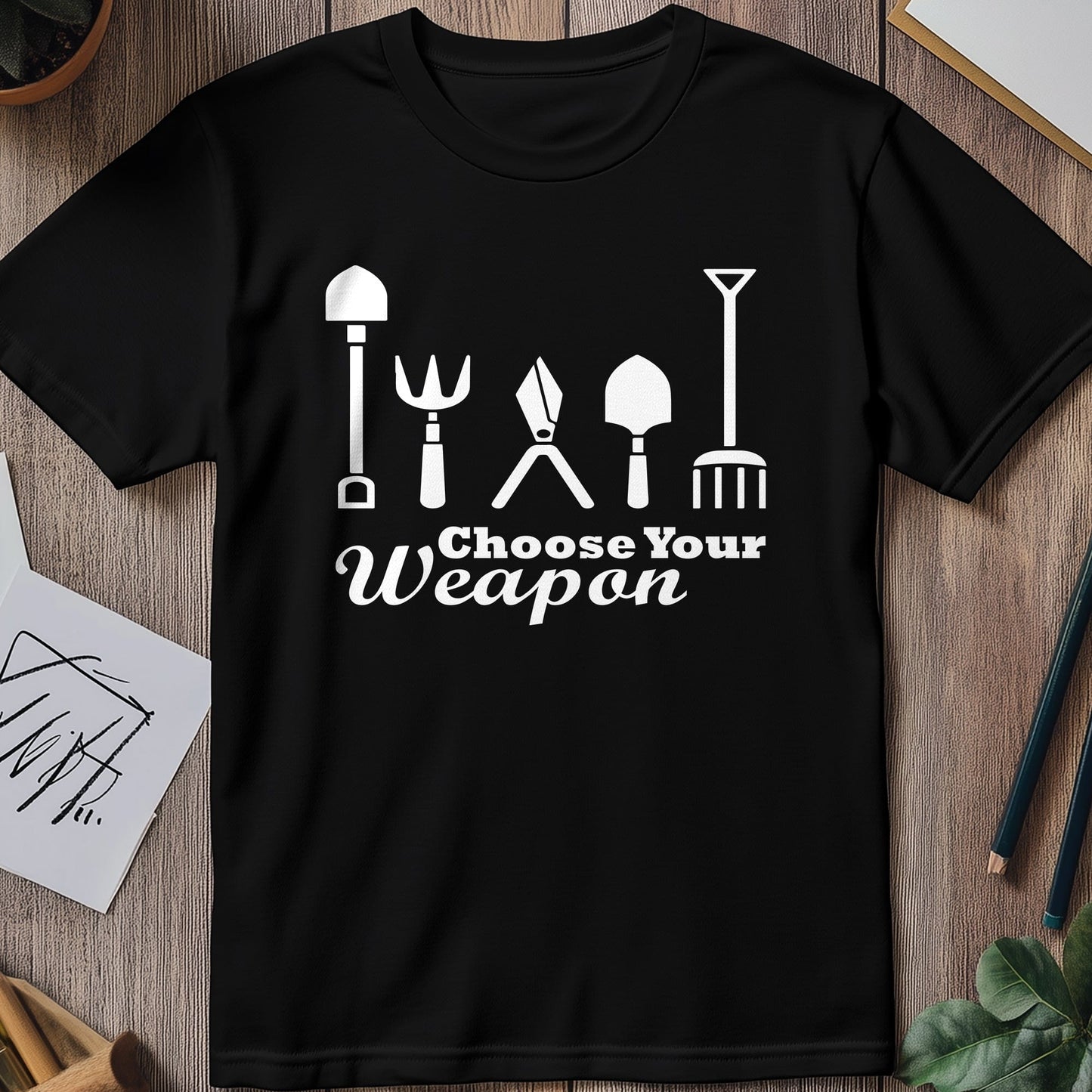 Garden Choose Weapon T-shirt -