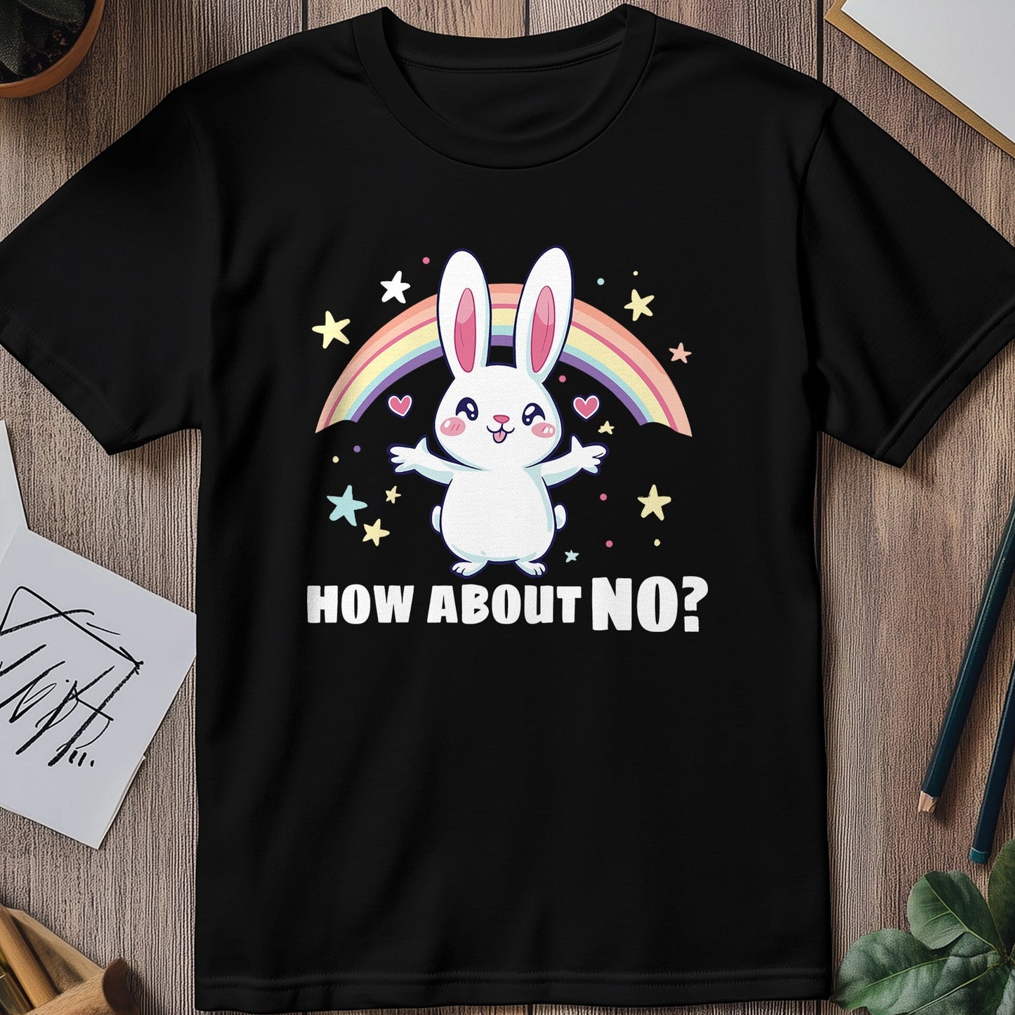 How About No 2? Funny Bunny T-Shirt