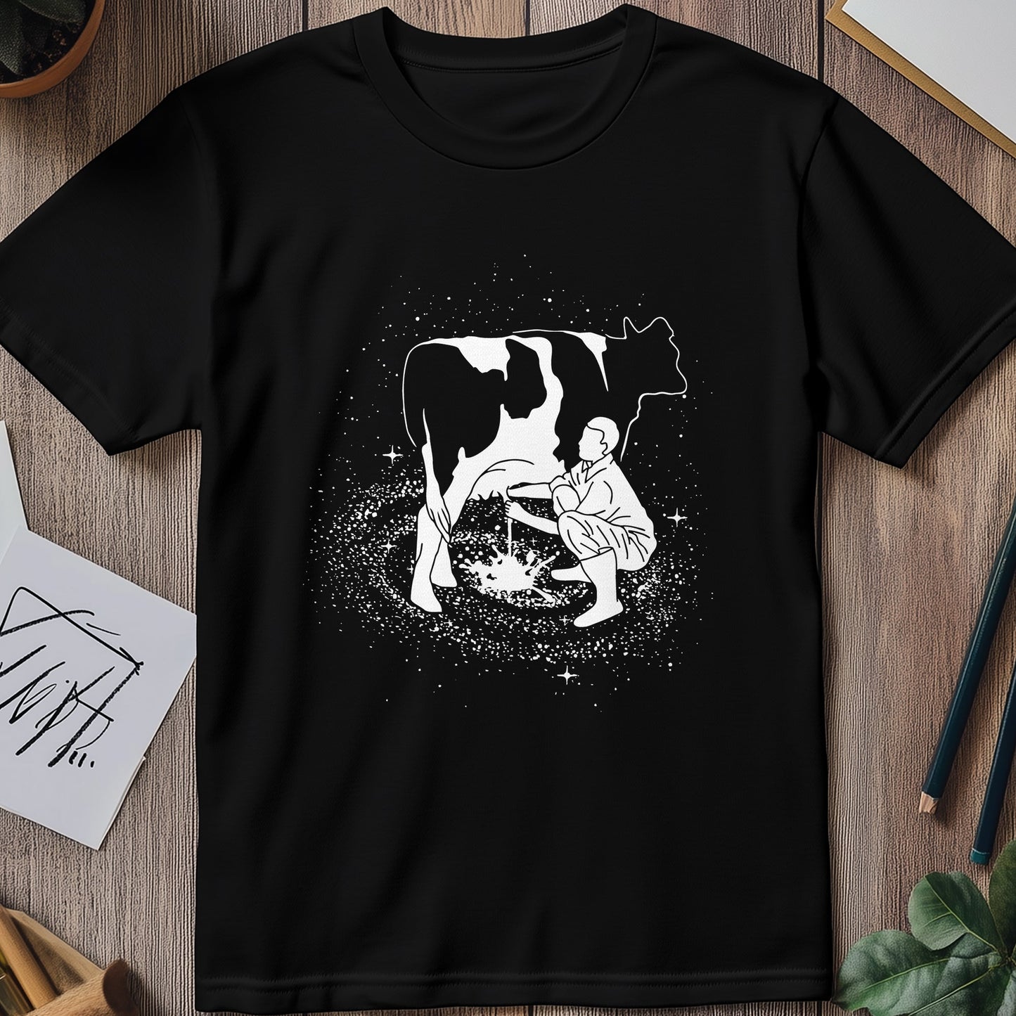 Milkyway Cow t-shirt - Udderly Funny!