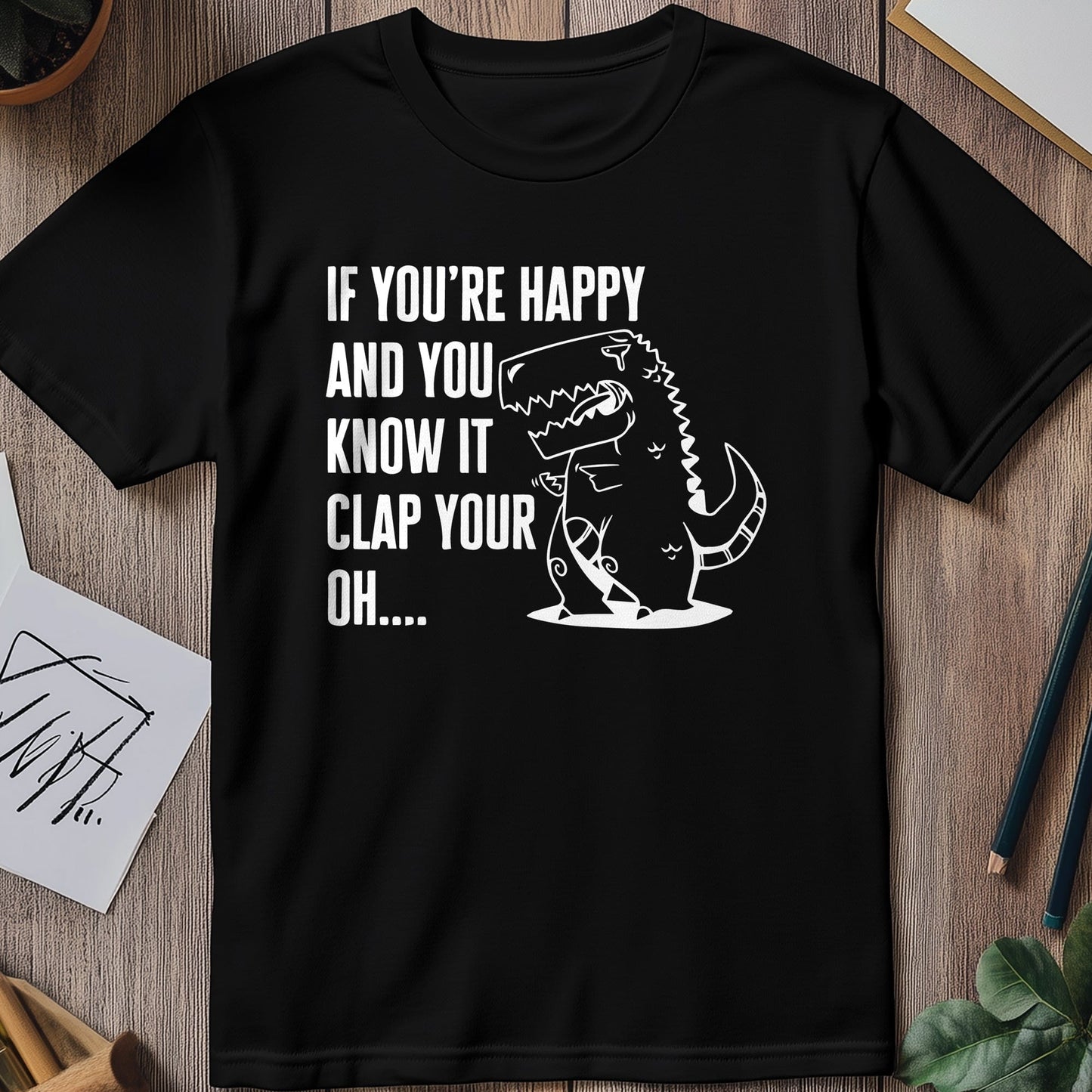 T-Rex Clapback T-Shirt - Hilariously