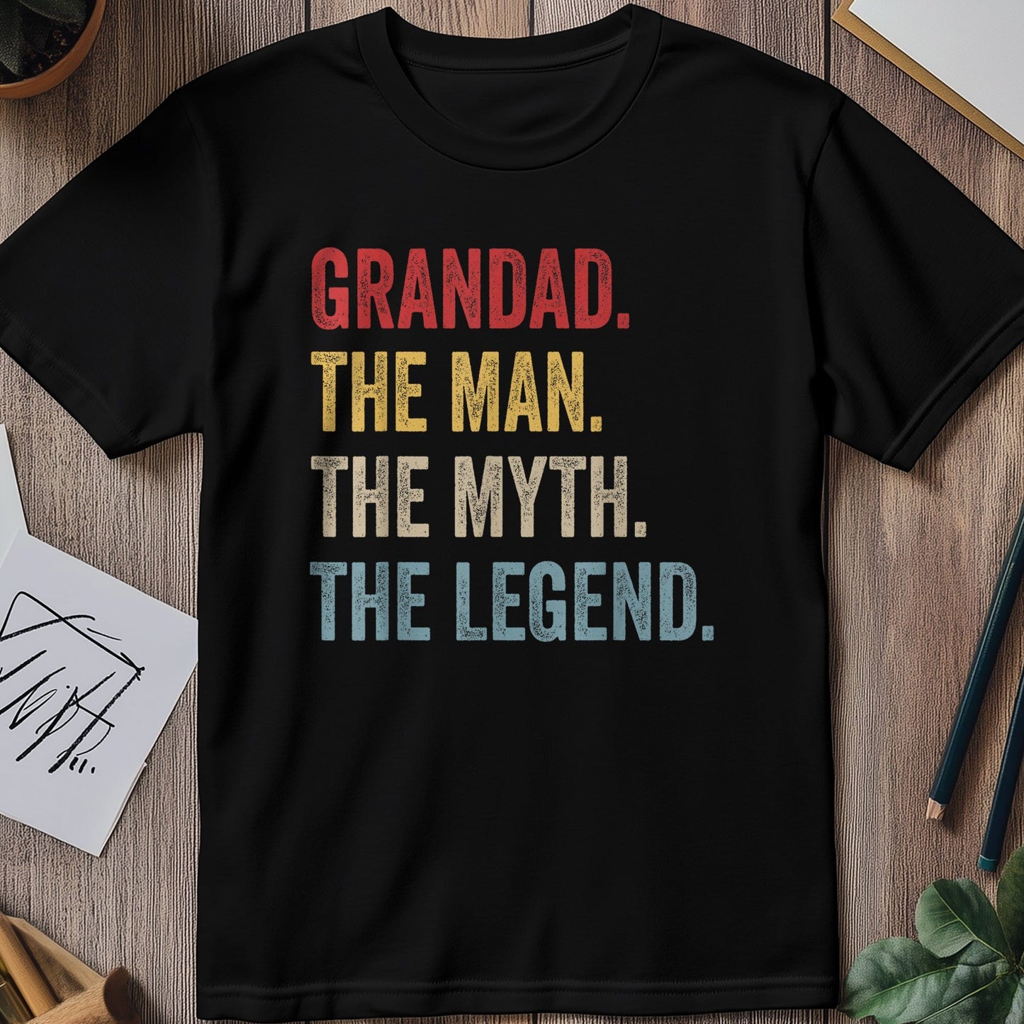 Grandad Legend T-shirt - The Man, The