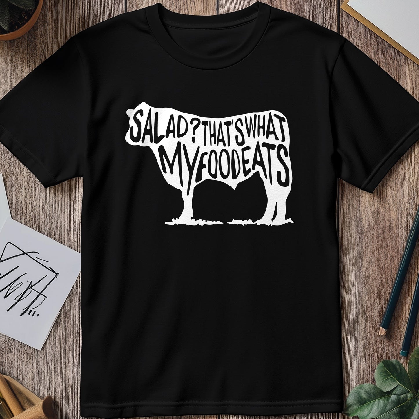 My Food Eats Salad T-shirt