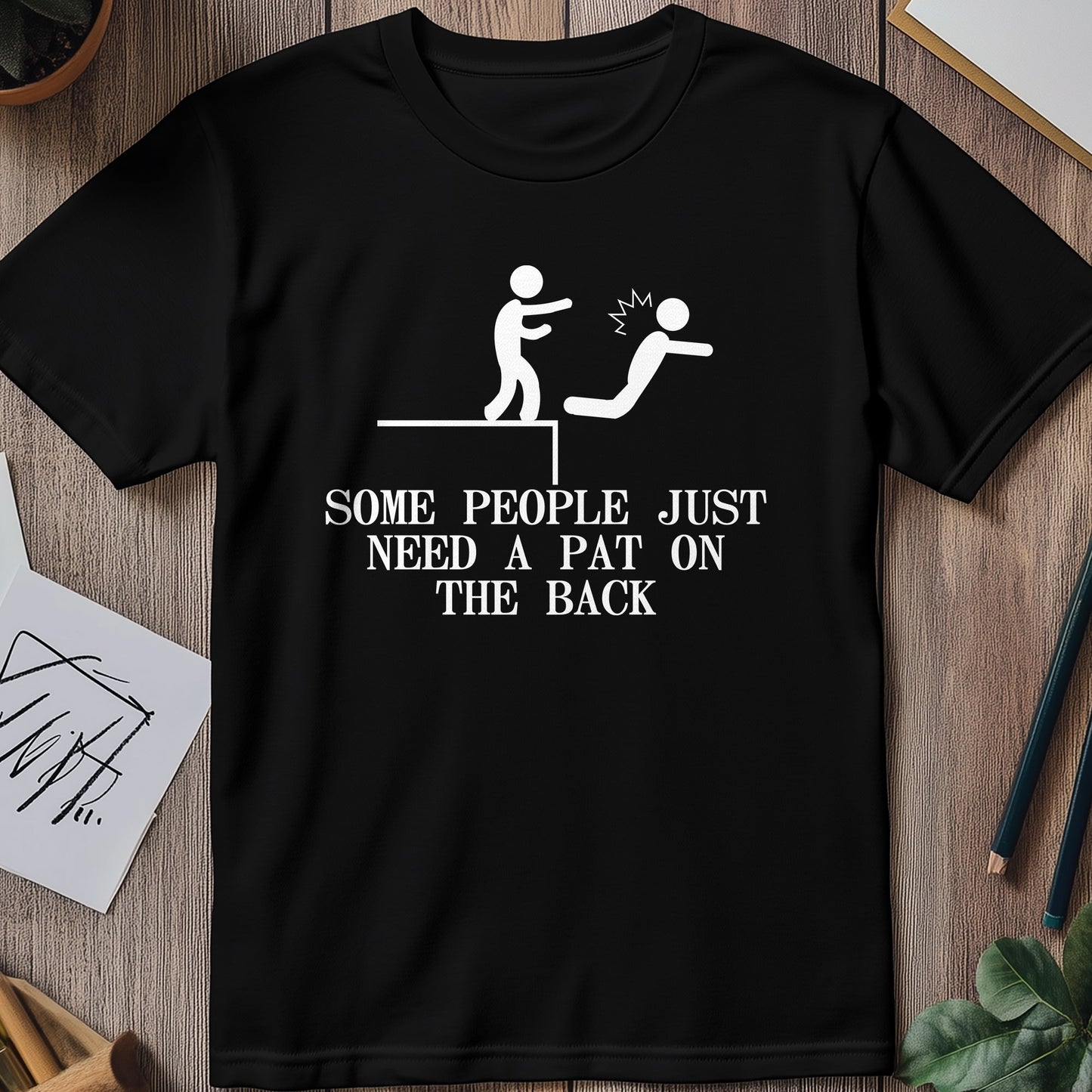 Pat on the Back T-shirt - Funny