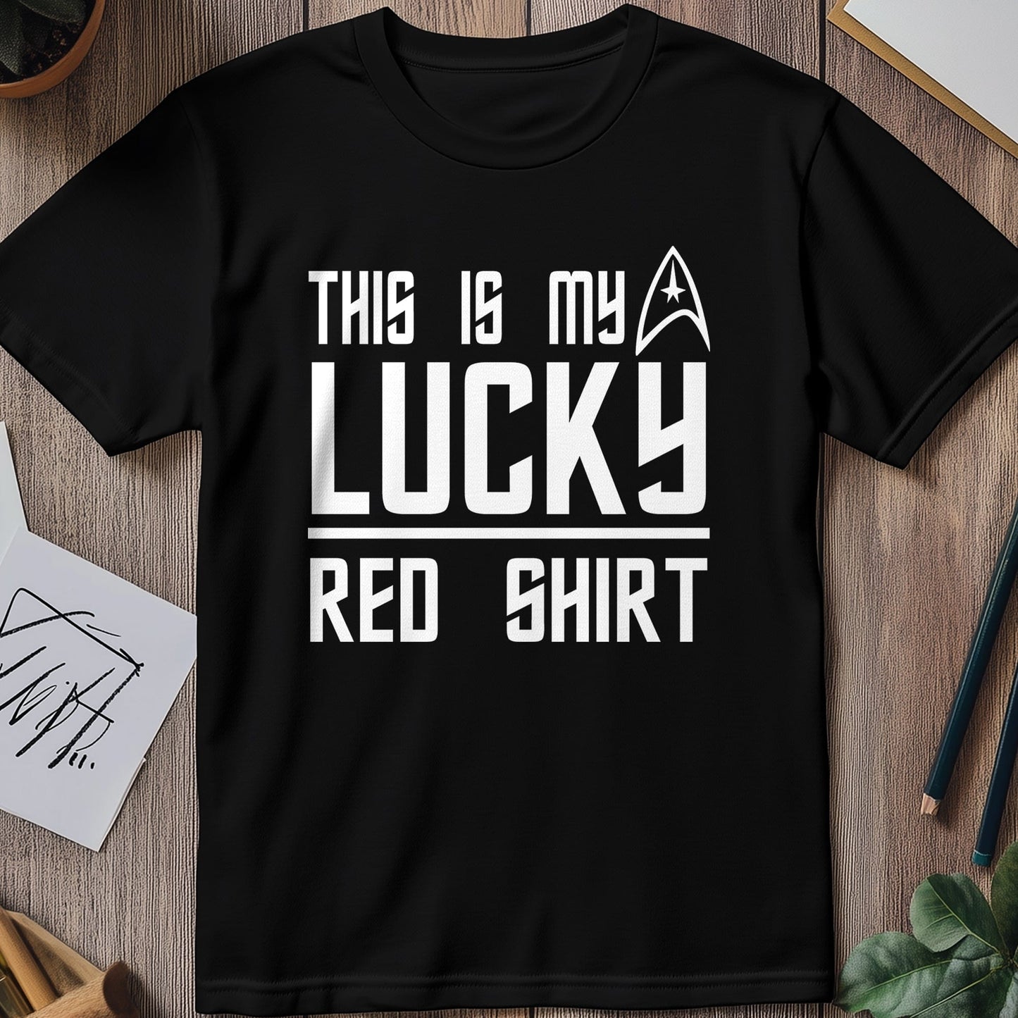 Red Shirt 5 My Lucky T-Shirt