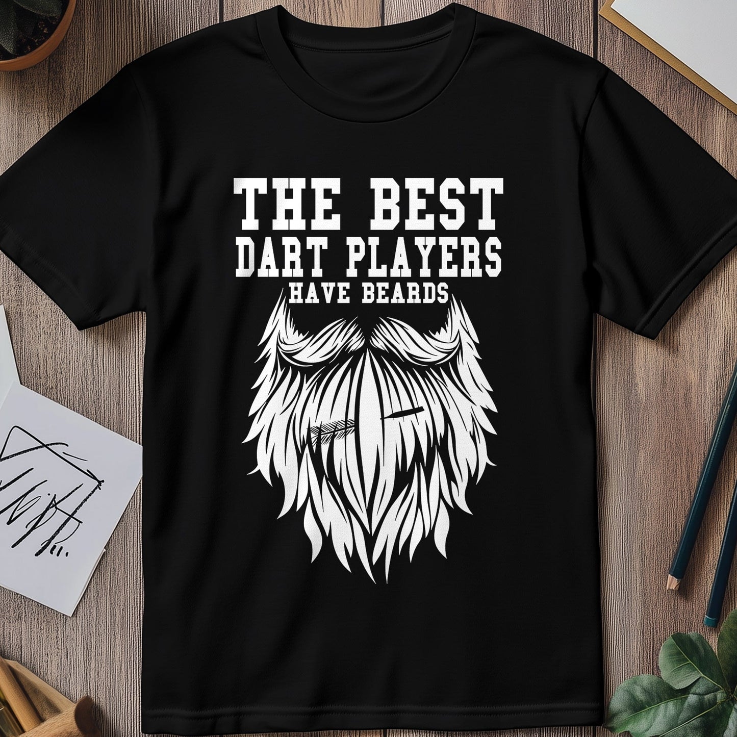 Darts 6 T-Shirt - Bearded Dart