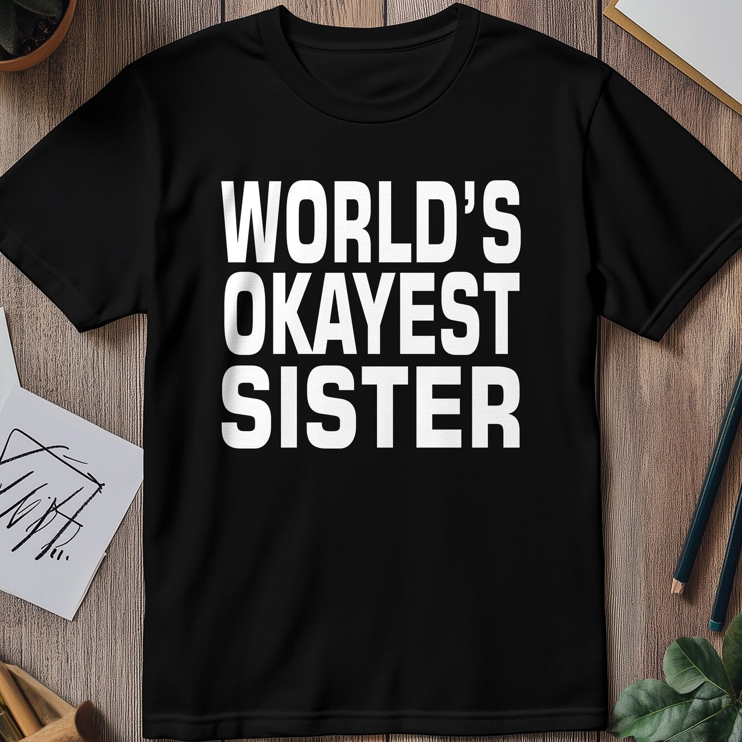 World's Okayest Sister T-Shirt -