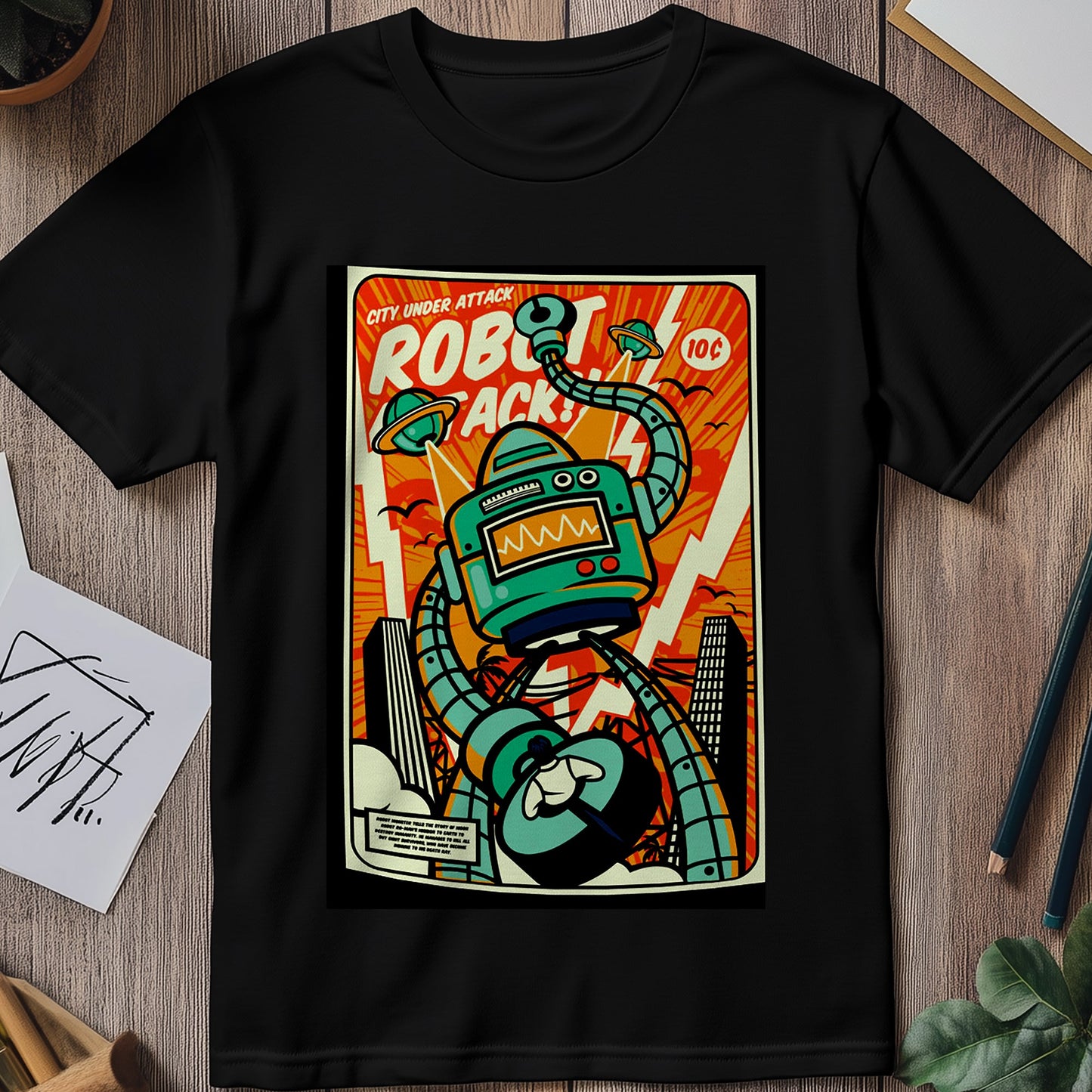Robot-Attack T-Shirt