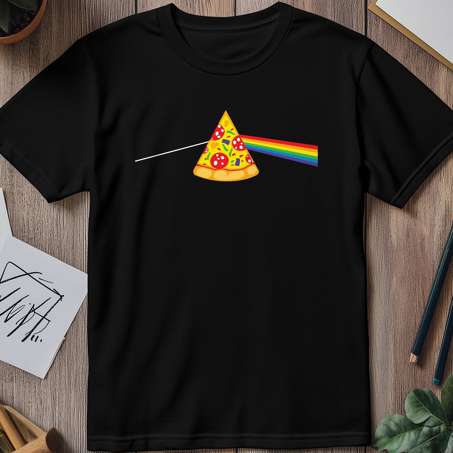 Pizza Prism T-Shirt - Slice of Humor!