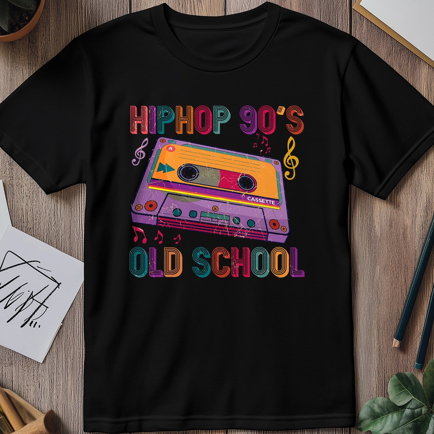 Hip-Hop 90's T-shirt - Boombox Vibes!