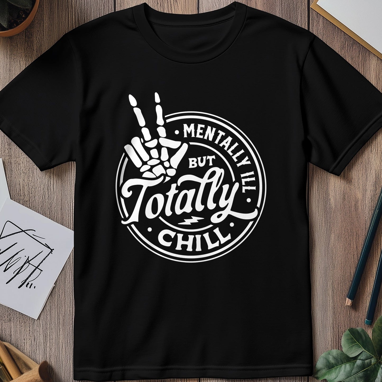 Mentally Ill Peace Sign T-Shirt