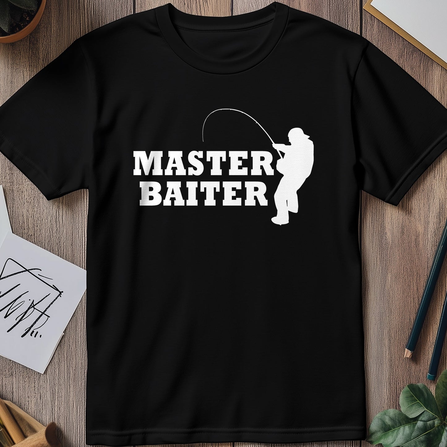 Master-Baiter T-Shirt - Hooked on
