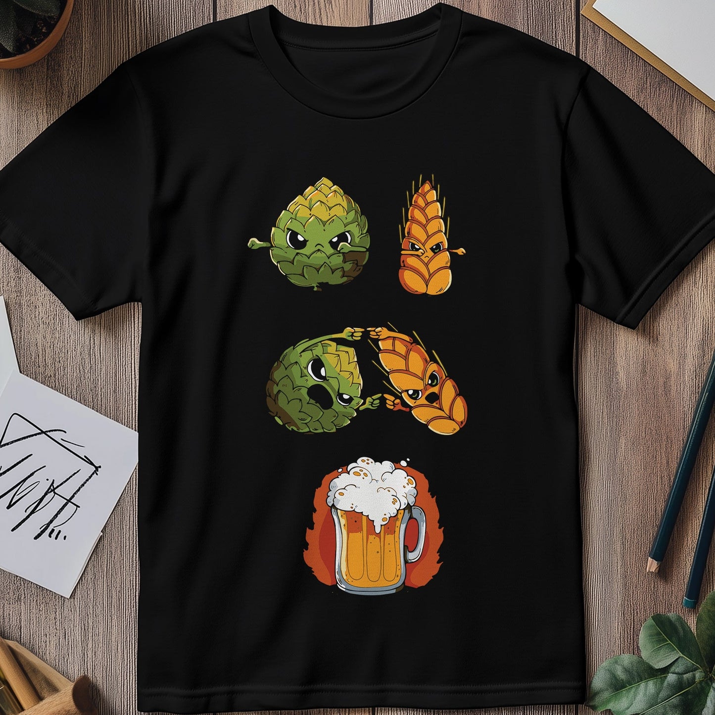 Beer Fusion T-shirt - Hoppy Humor