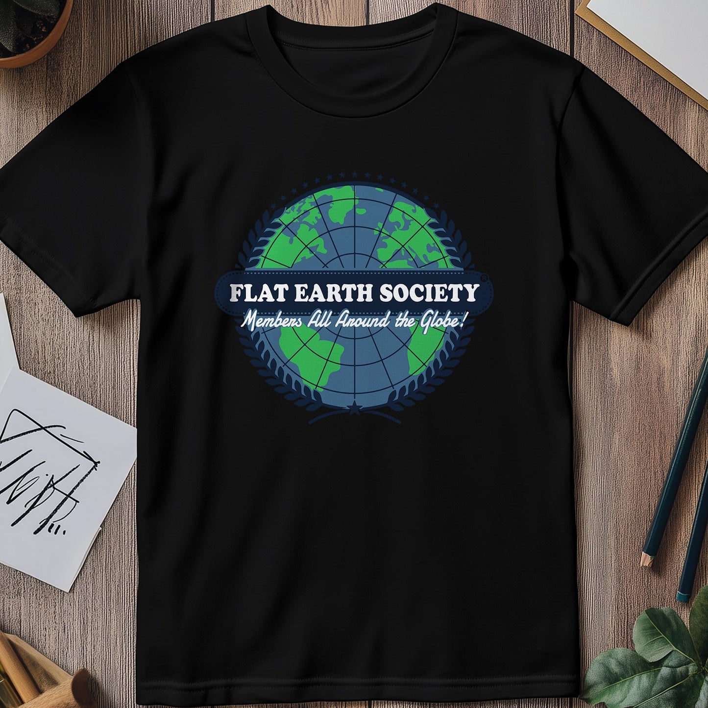 Flat Earth Members Club T-Shirt - Join