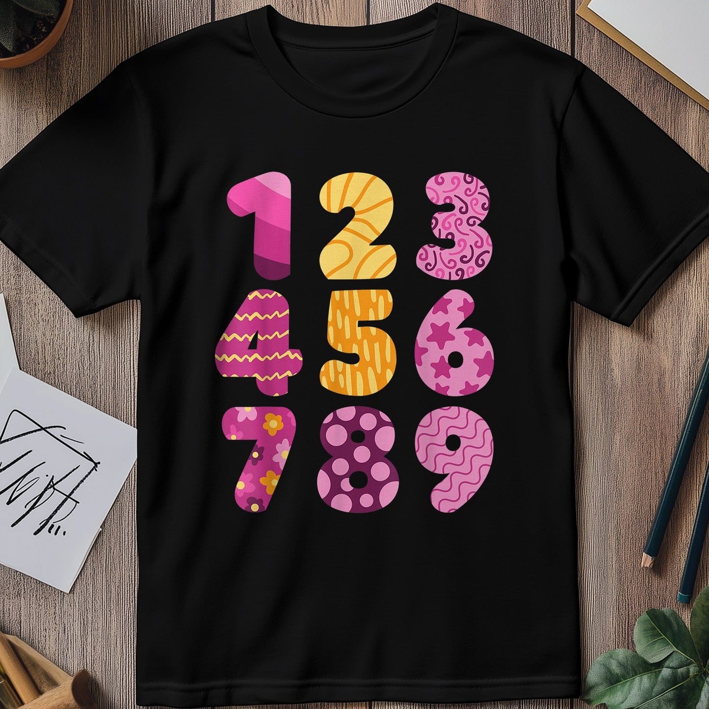 Funky Number Math Day Kids Tee