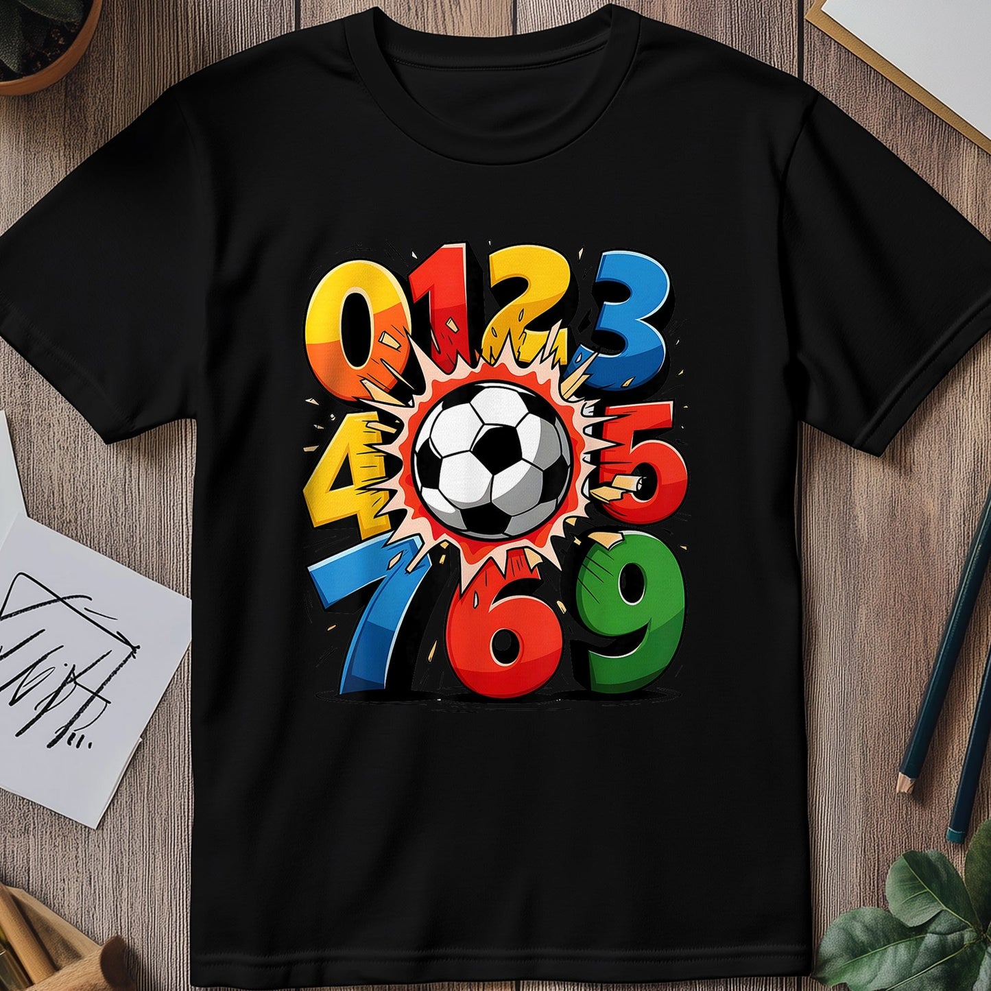 Football Numbers Day Kids Tee