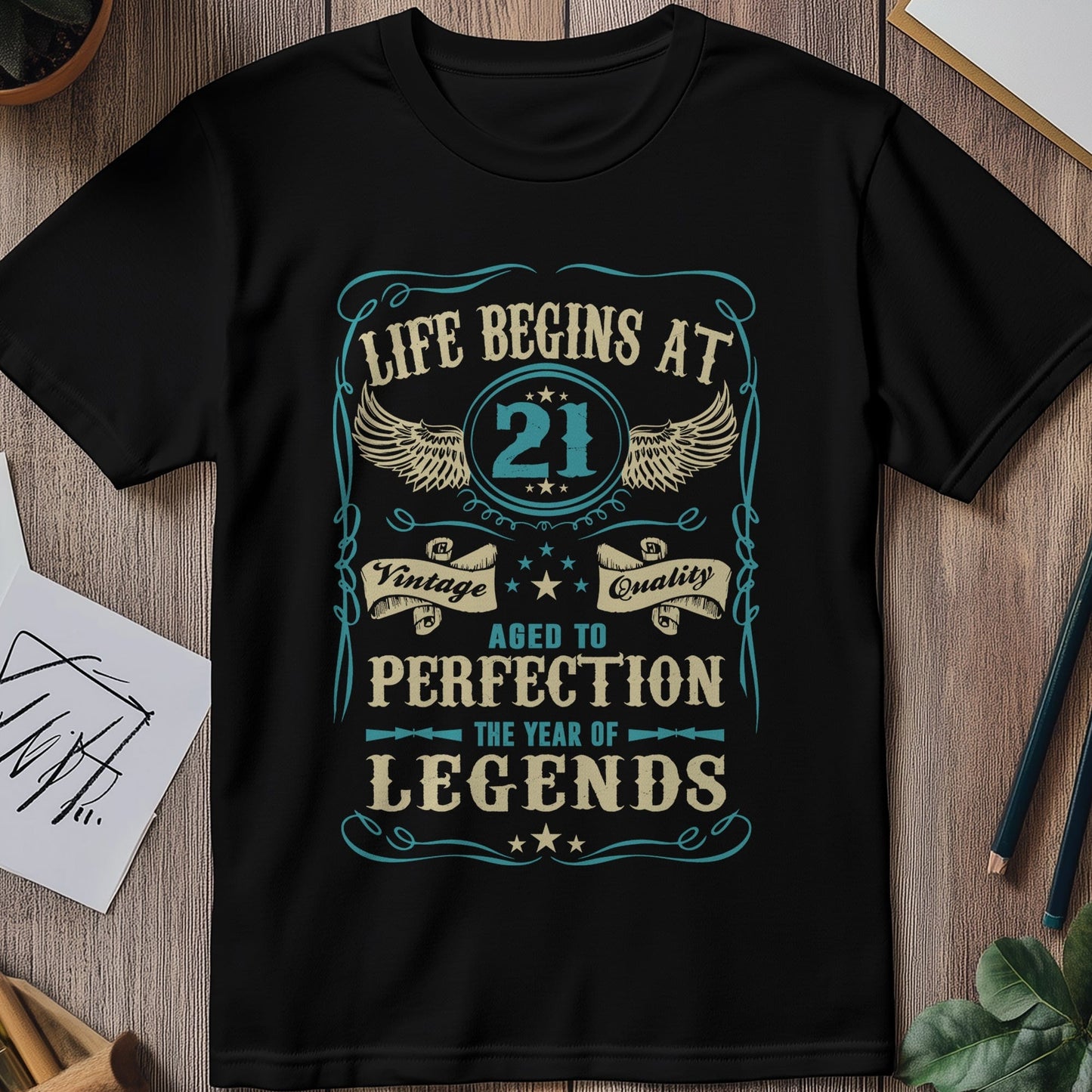 Life Begins at 21 T-Shirt