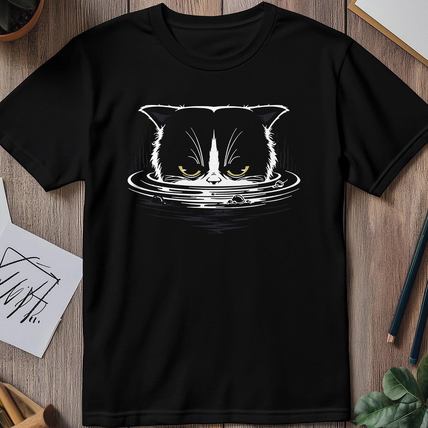 Angry Cat Face T-Shirt