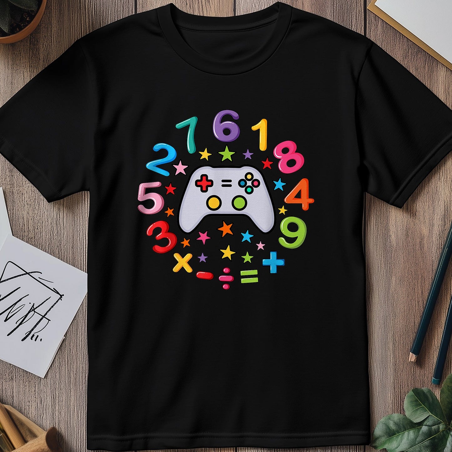 Gamer Number Day Math Kids Tee