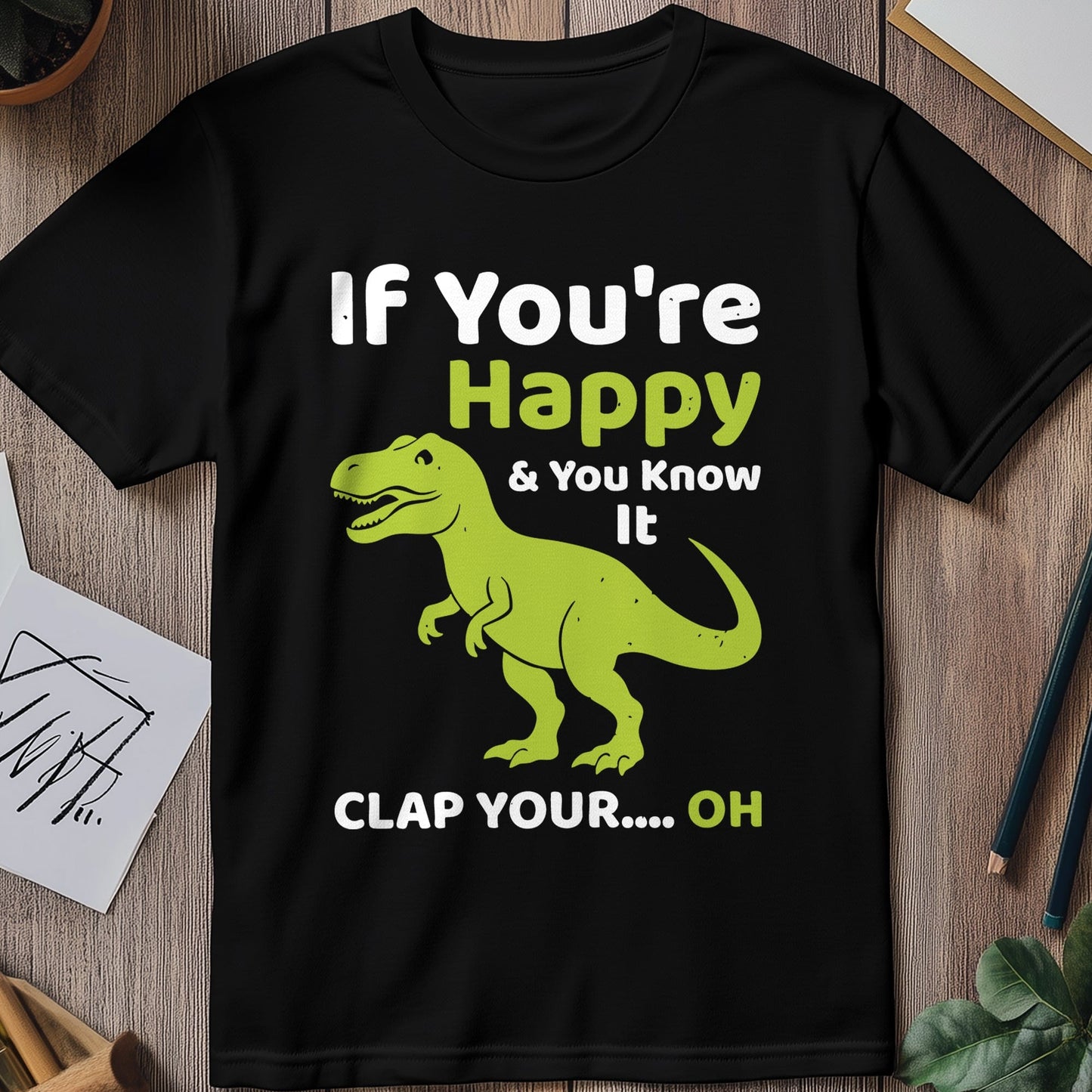 T-Rex Happy 3 T-Shirt