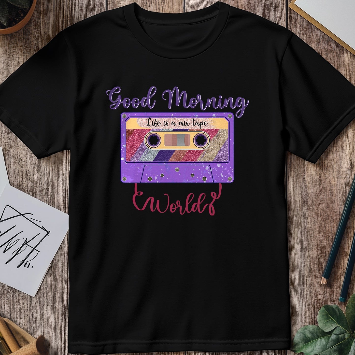 Good-Morning-World T-Shirt - Nostalgic