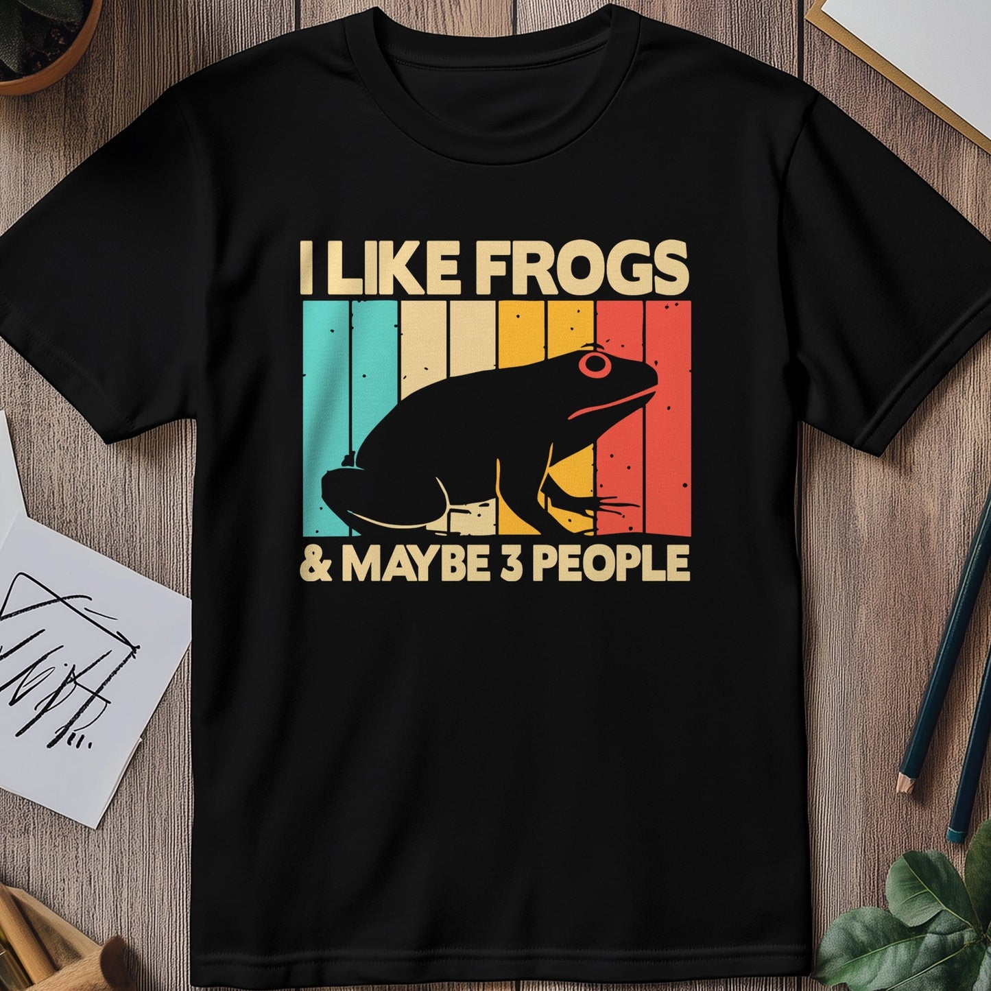 Man I Love Frogs 3 Funny T-Shirt -