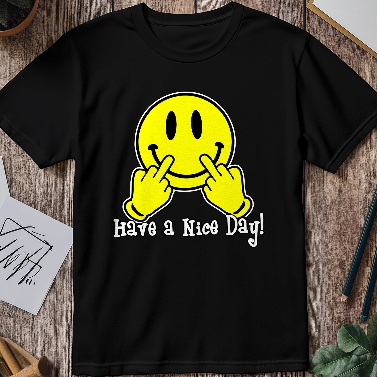 Have Nice Day Face T-shirt