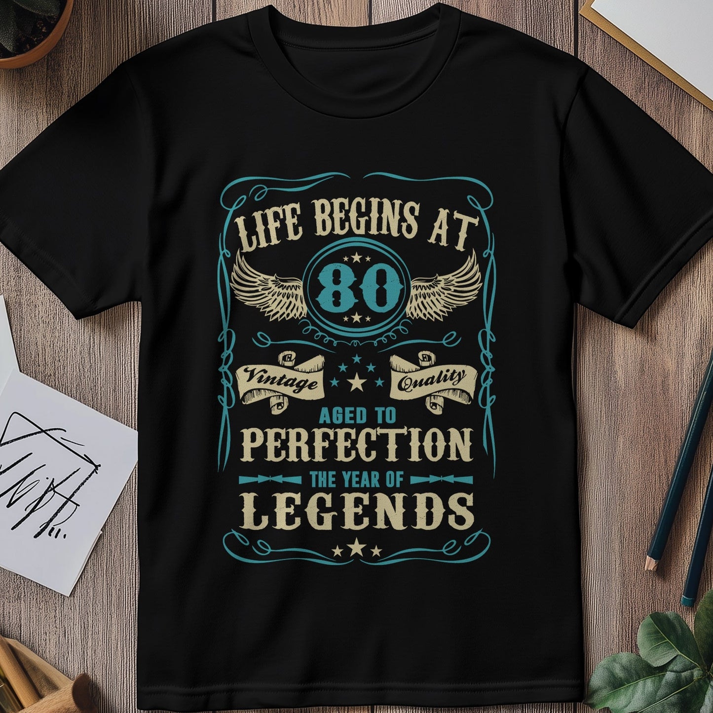 Life Begins at 80 T-Shirt