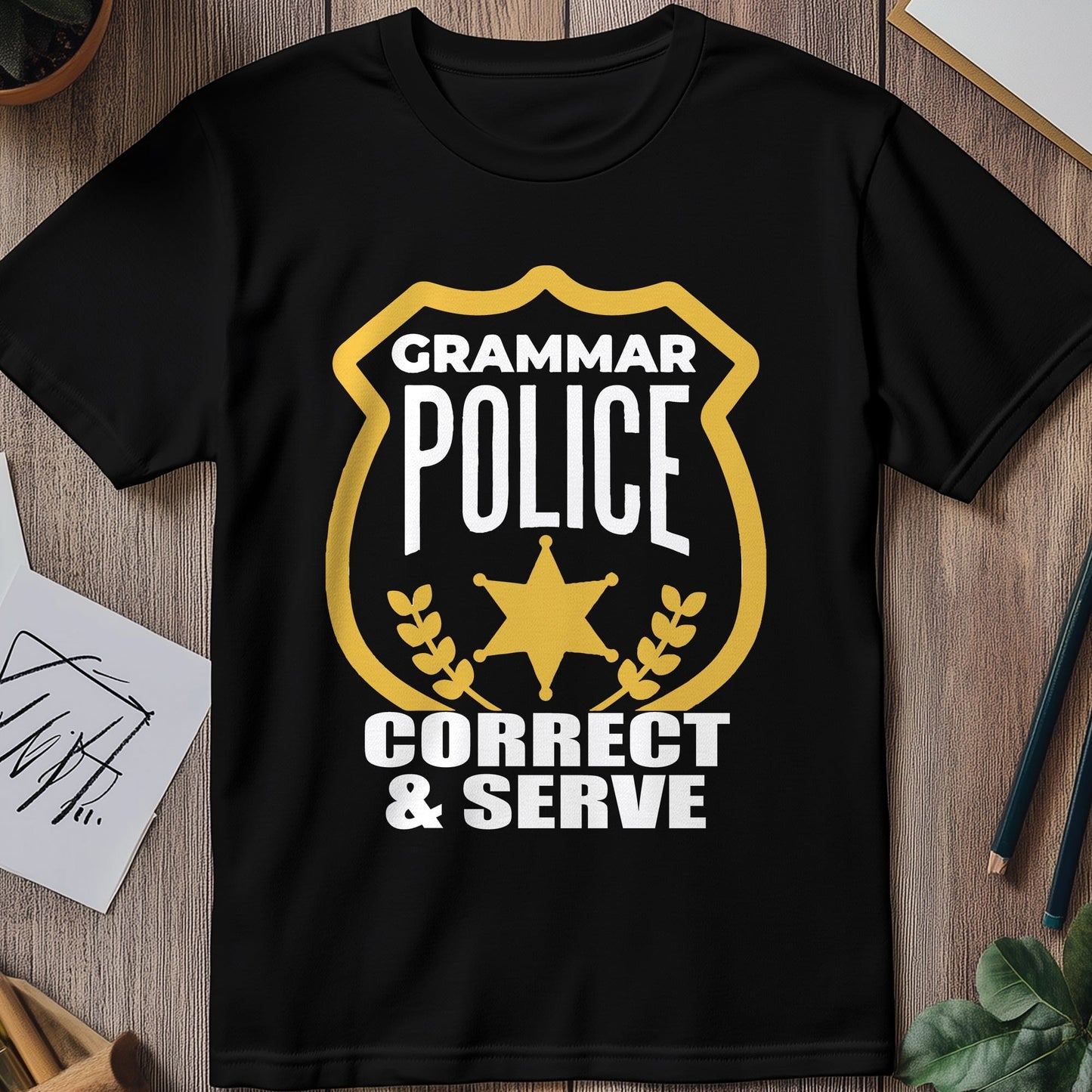 Grammar Police T-Shirt - Proofread in
