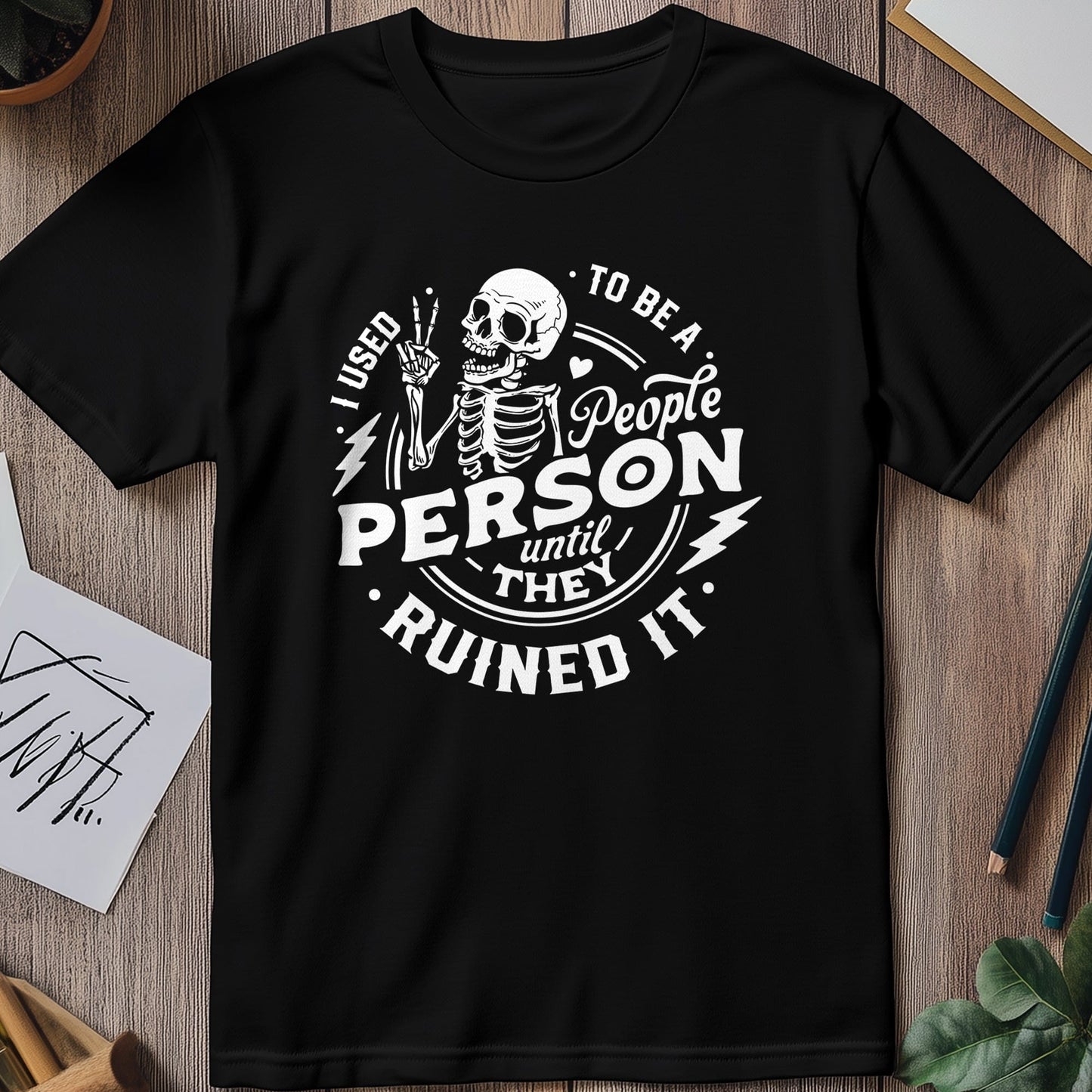 People Person Skeleton T-Shirt