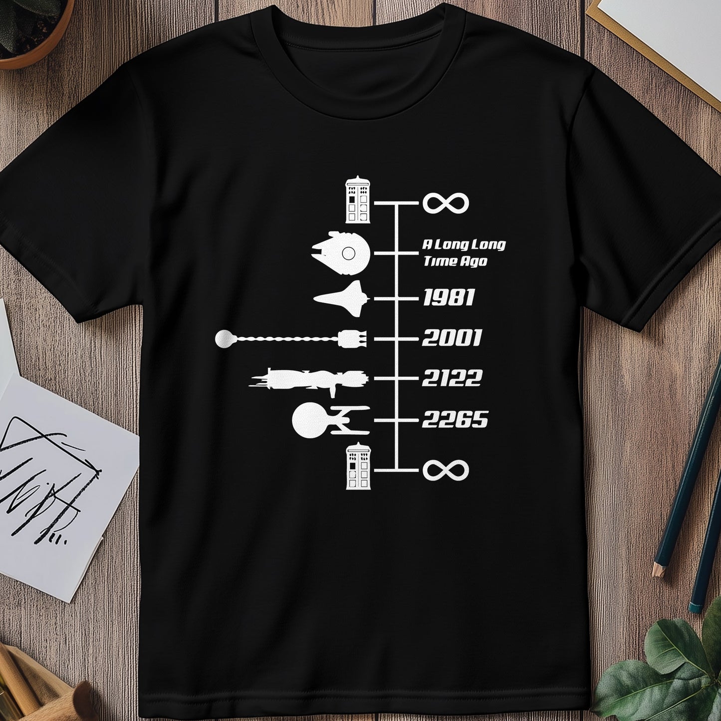 Space-Ship-Time T-Shirt - Warp Through