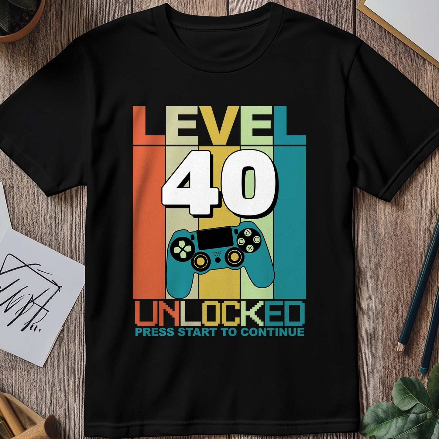 Level Unlocked 40 T-shirt