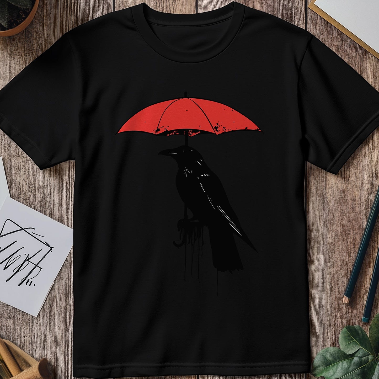 Raven Rain 2 T-Shirt - Quirky & Darkly