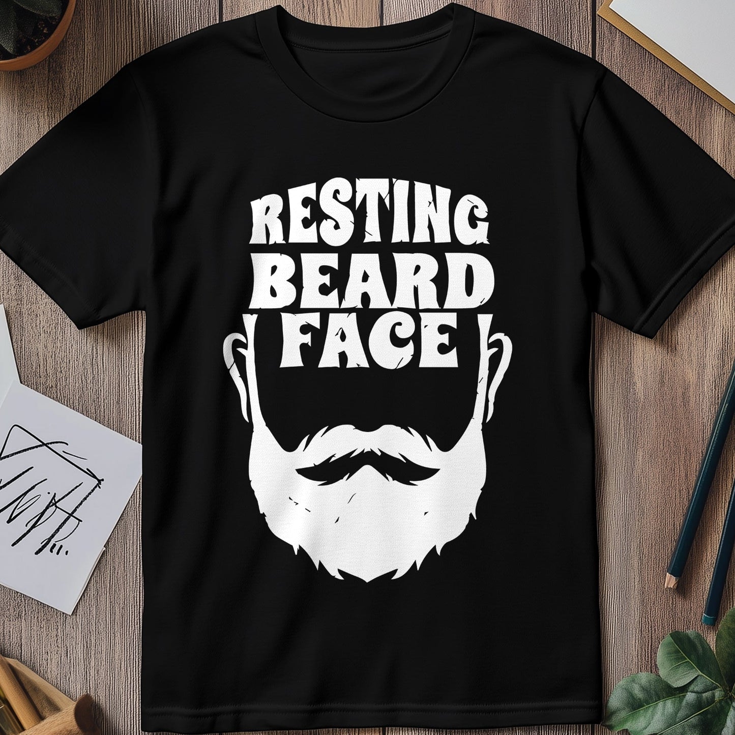 Resting Beard Face T-Shirt