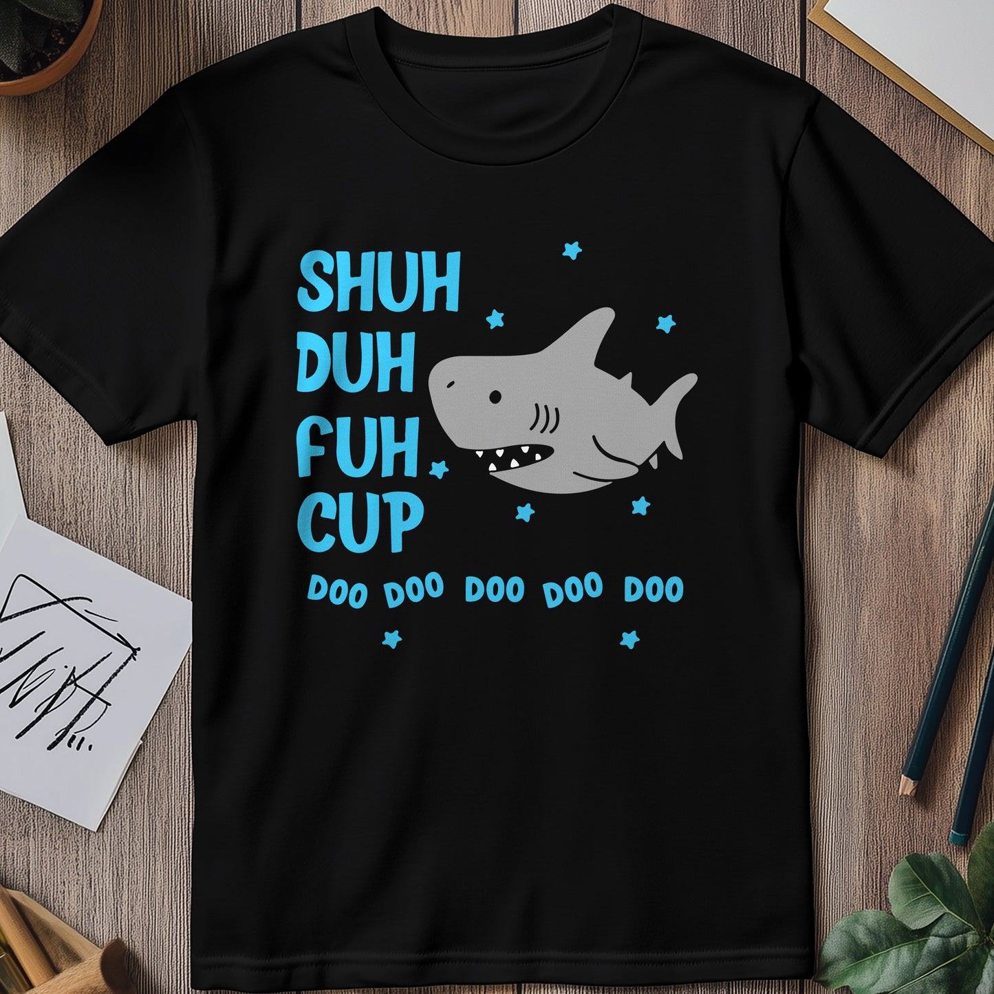Shuh Duh Fuh Cup Shark T-shirt -