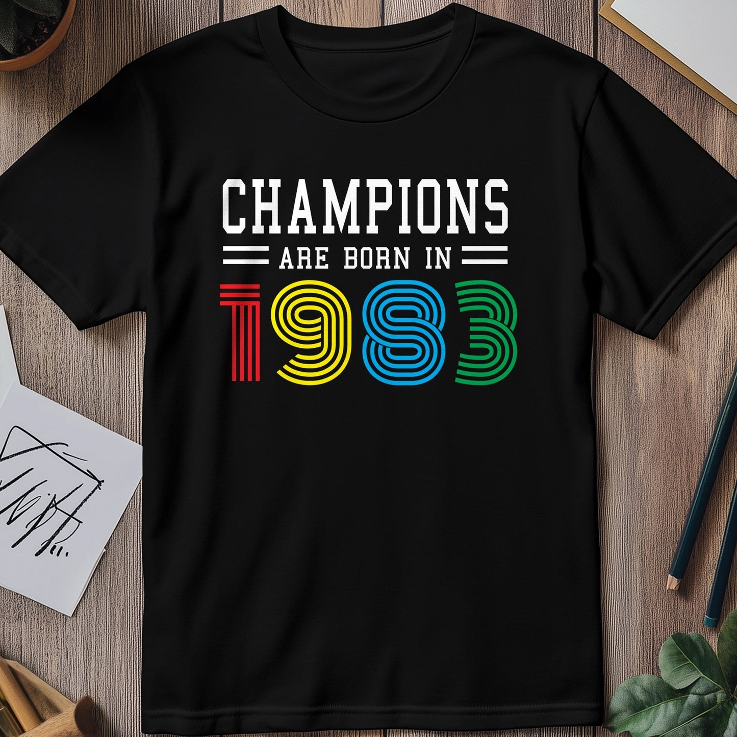 Champions Born in 1983 T-Shirt -