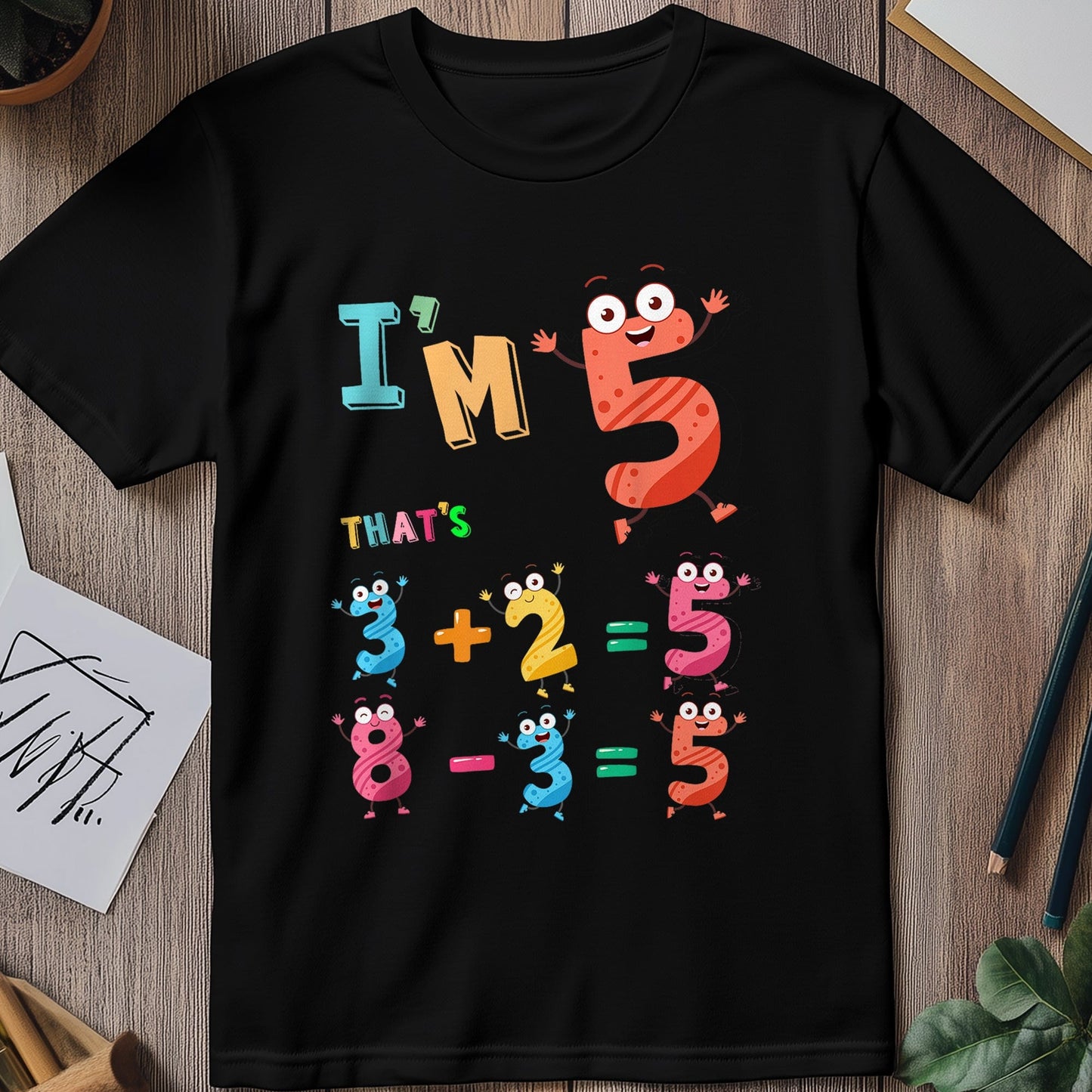 I'm 5 and Ready for Adventure!  Kids Tee