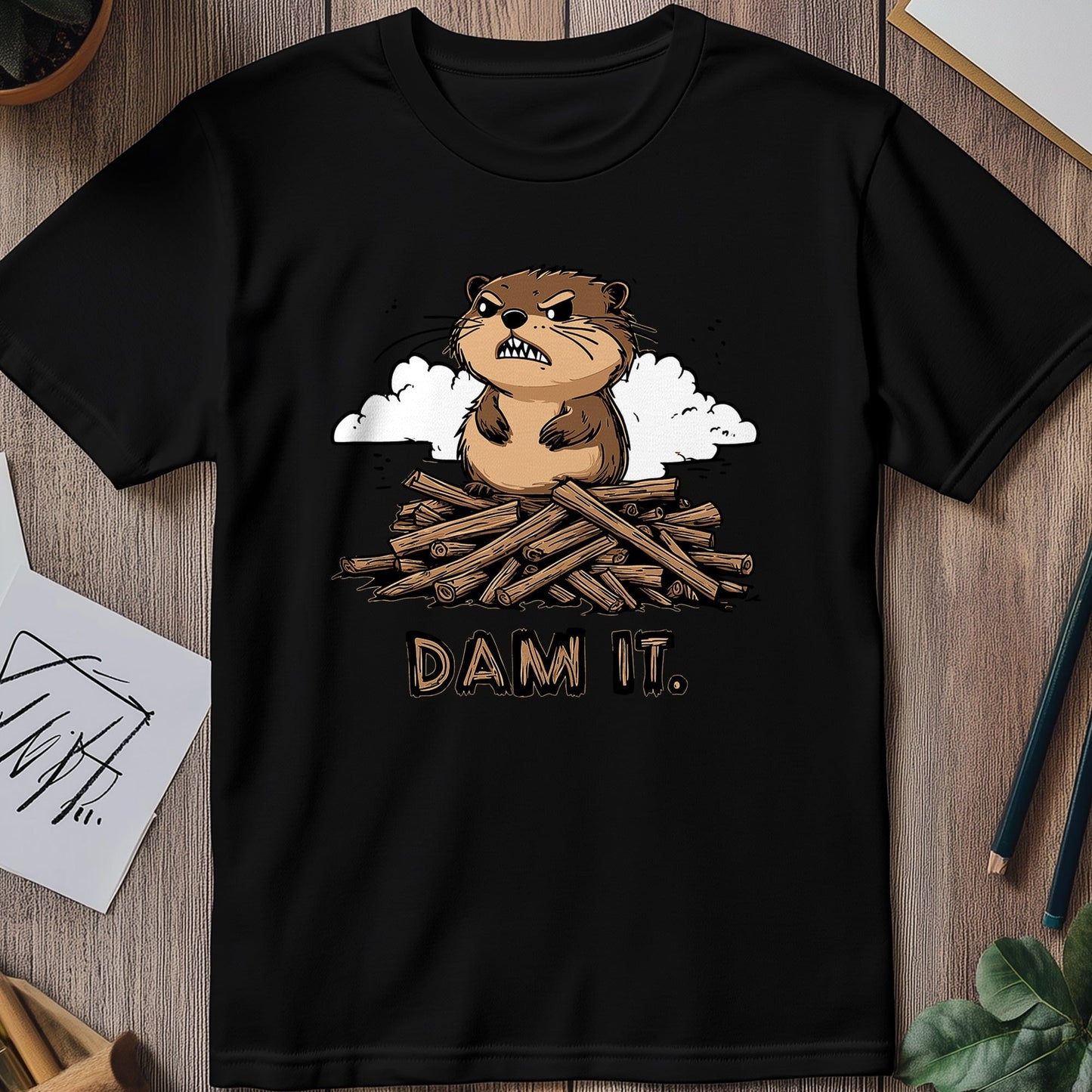 Nice Beaver 4 T-Shirt - Dam it