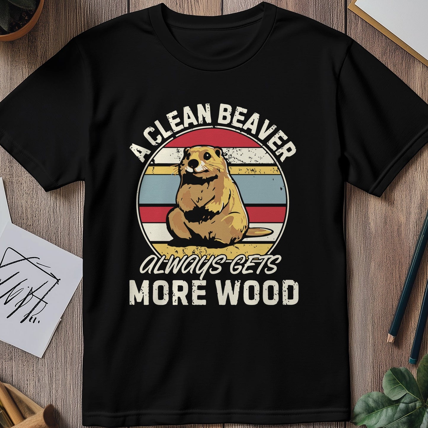 Nice Beaver 5 T-Shirt - A clean beaver