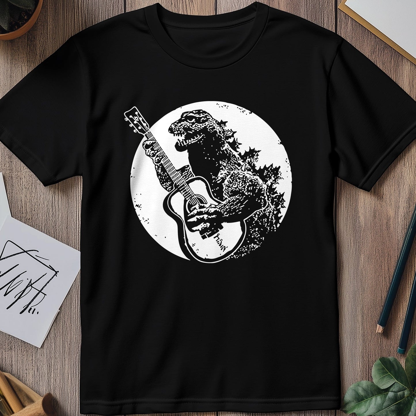 Godzilla Rocks Guitar T-shirt