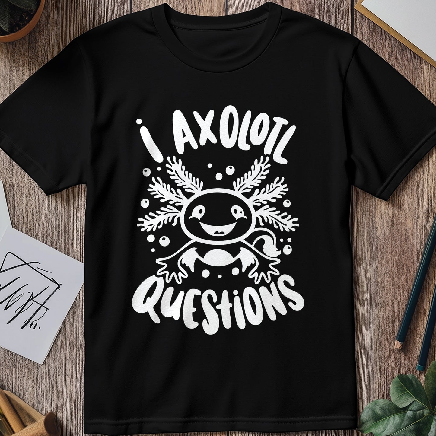 Axolotl Questions 5 T-Shirt - Dive