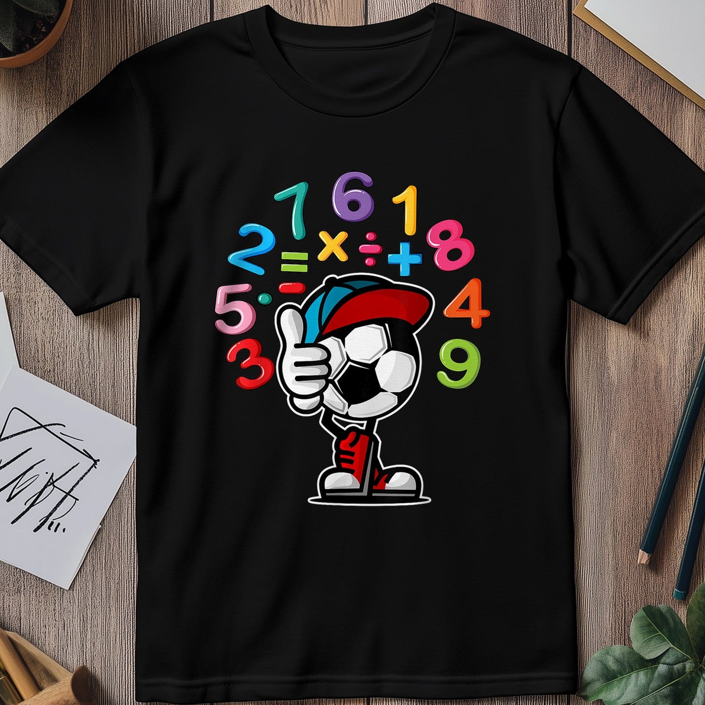 Football Thumb Number Day Kids Tee