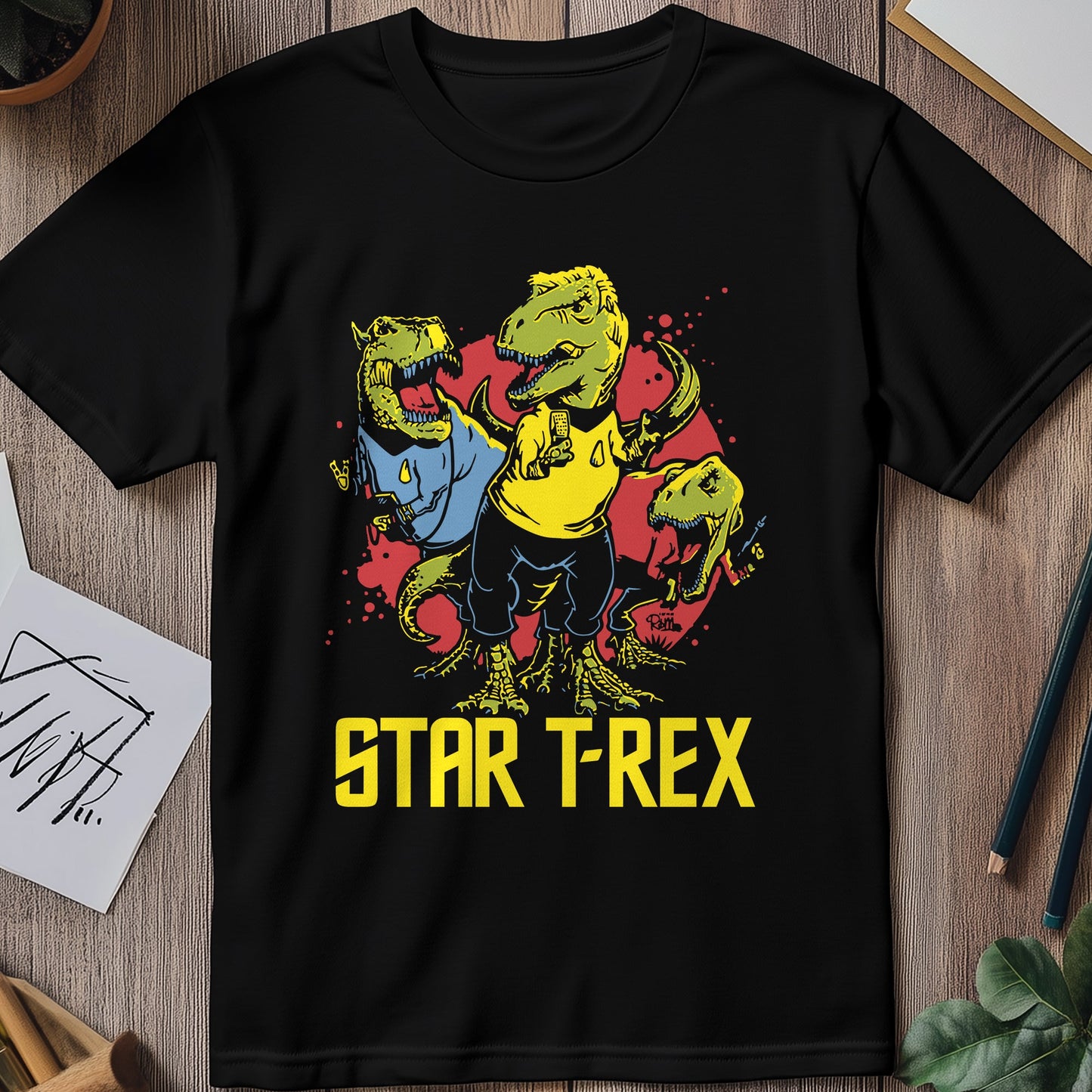 Star T-Rex Trek T-Shirt
