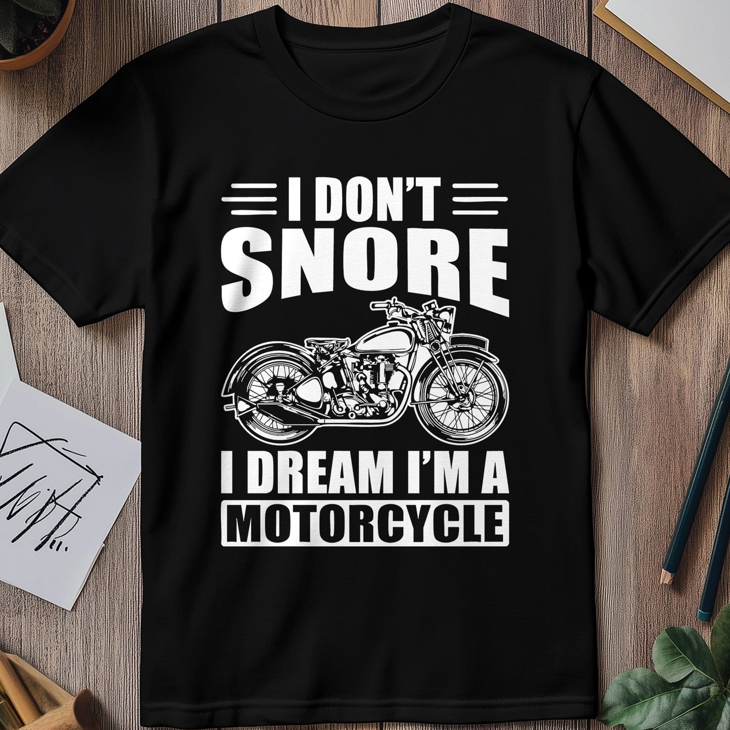 Motorcycle Snore 6 T-shirt
