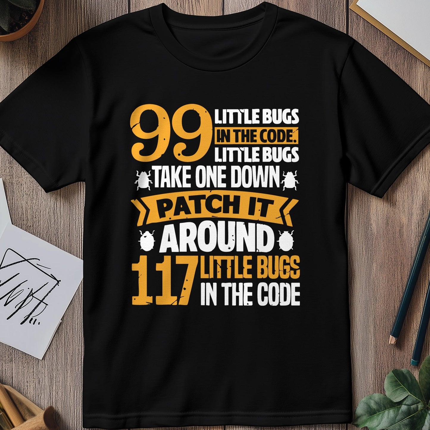 Bugs in the Code 3 T-shirt
