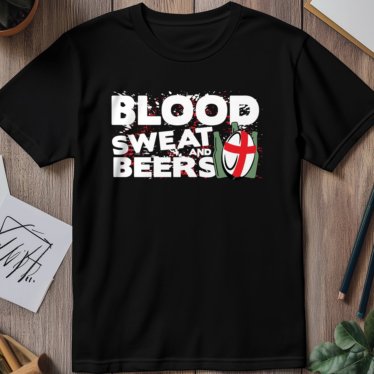 Blood, Sweat, Beers & Rugby T-Shirt -