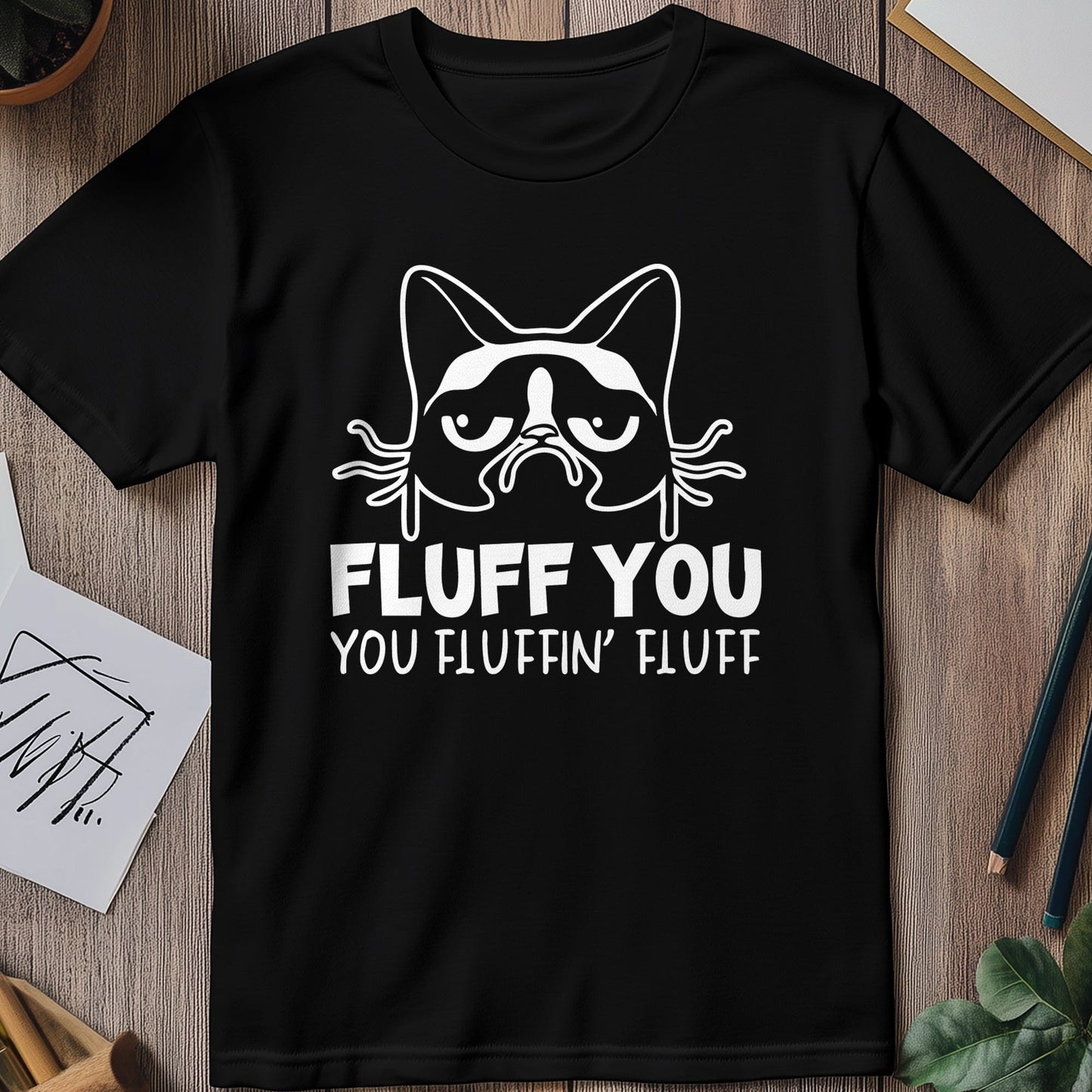 Fluff You Cat 1 T-Shirt - Embrace Your
