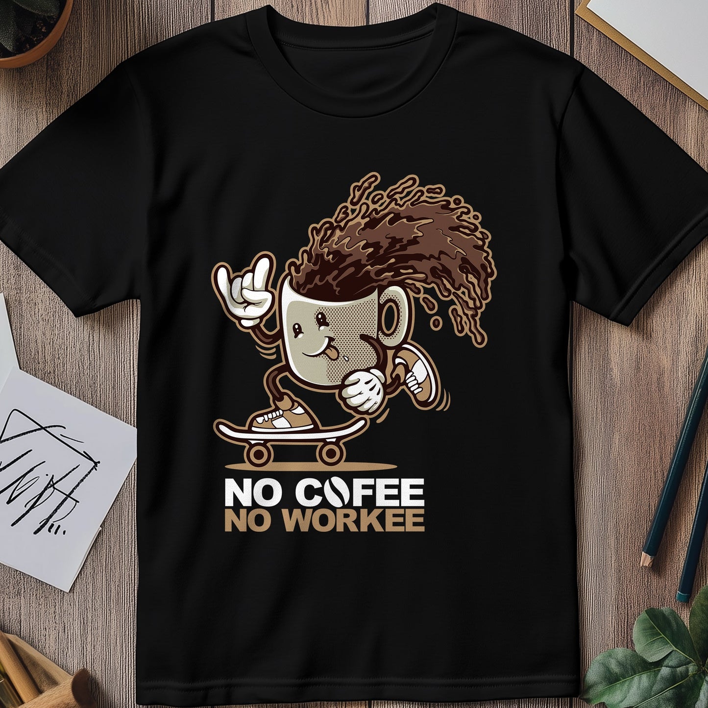 No Coffee No Workee T-Shirt - Fuel
