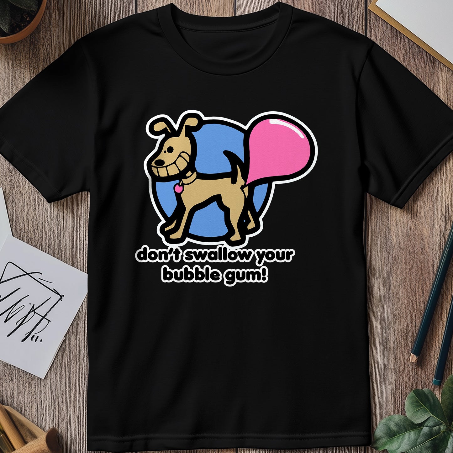 Swallow Bubble Gum Dog T-Shirt -