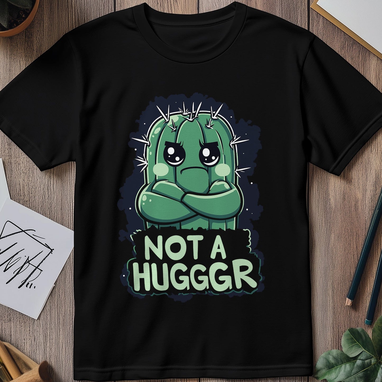 Not a Hugger 4 Cactus T-shirt